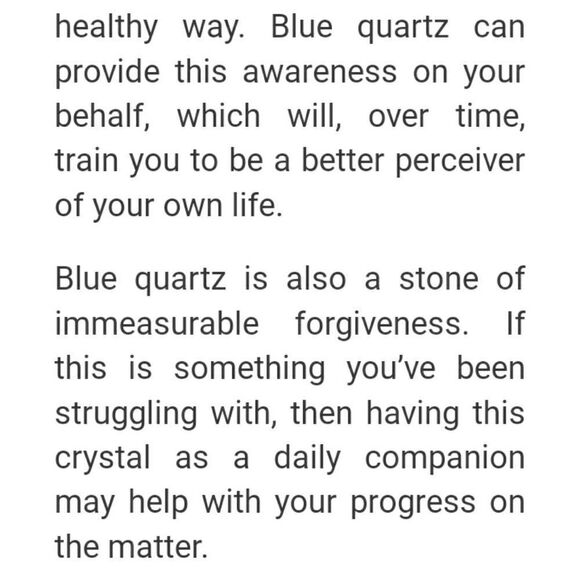 Blue Quartz Tumble stone sealed in package not touched - Picture 7 of 7